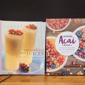 Superfood Acai Recipe Book and Smoothies and Juices Book